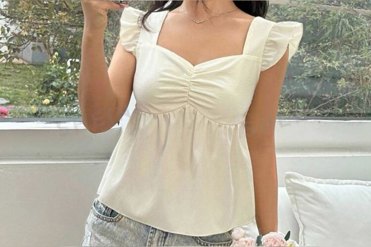Fancy stylish blouse top