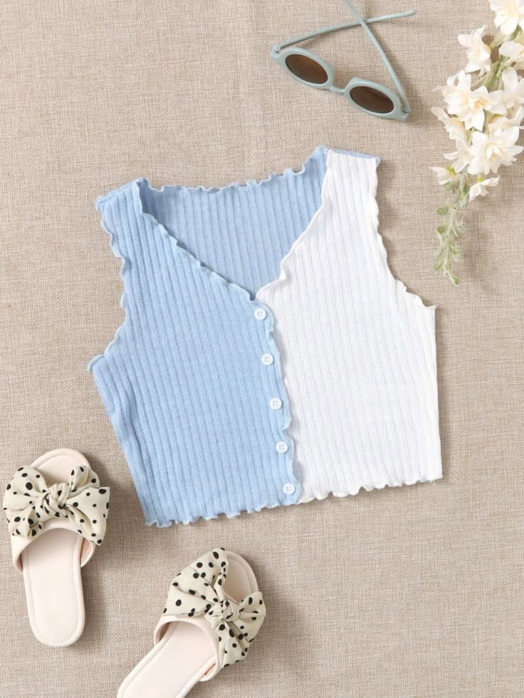 Korean aesthetic crop top