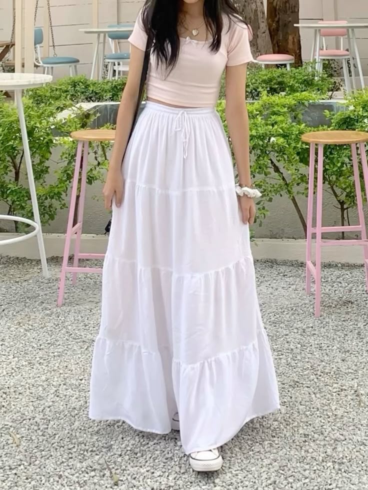 Women's Long aesthetic Skirt