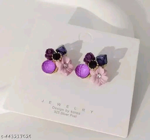 Treandy  Combo pack of 2 Korean Earrings