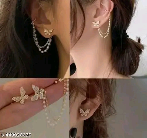 SuyugLEAF Shape Earrings