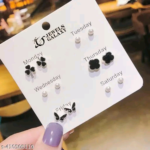 Earrings With Combo Design