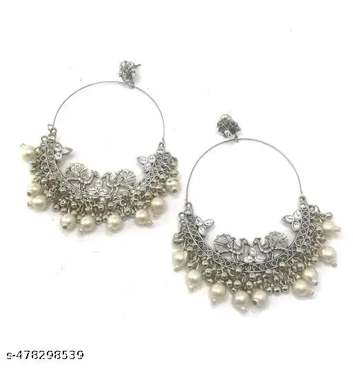 Black peacock Earring pack of 2