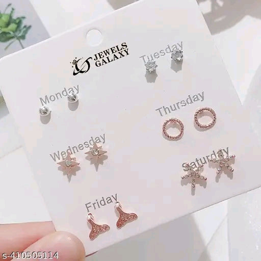 Earrings With Combo Design
